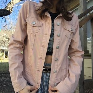 SOLD ⚠️ AMERICAN RAG CIE dusty pink jean jacket